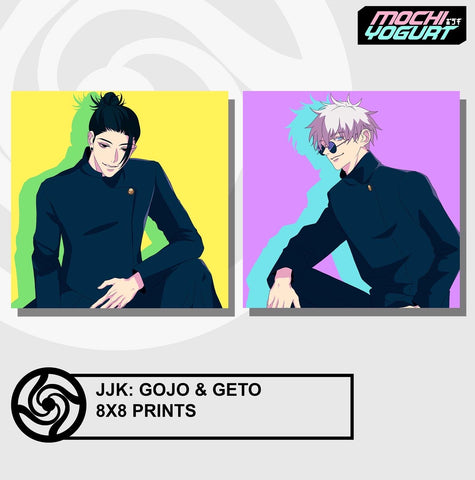 Gojo/Geto Prints and Keychains