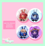 Abyss Babies and Guoba Zhongli decals/buttons
